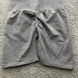 NVGTN Women's Heather Gray Butt Scrunch Shorts